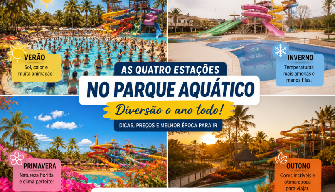 Melhor época para visitar Olímpia SP — parque aquático