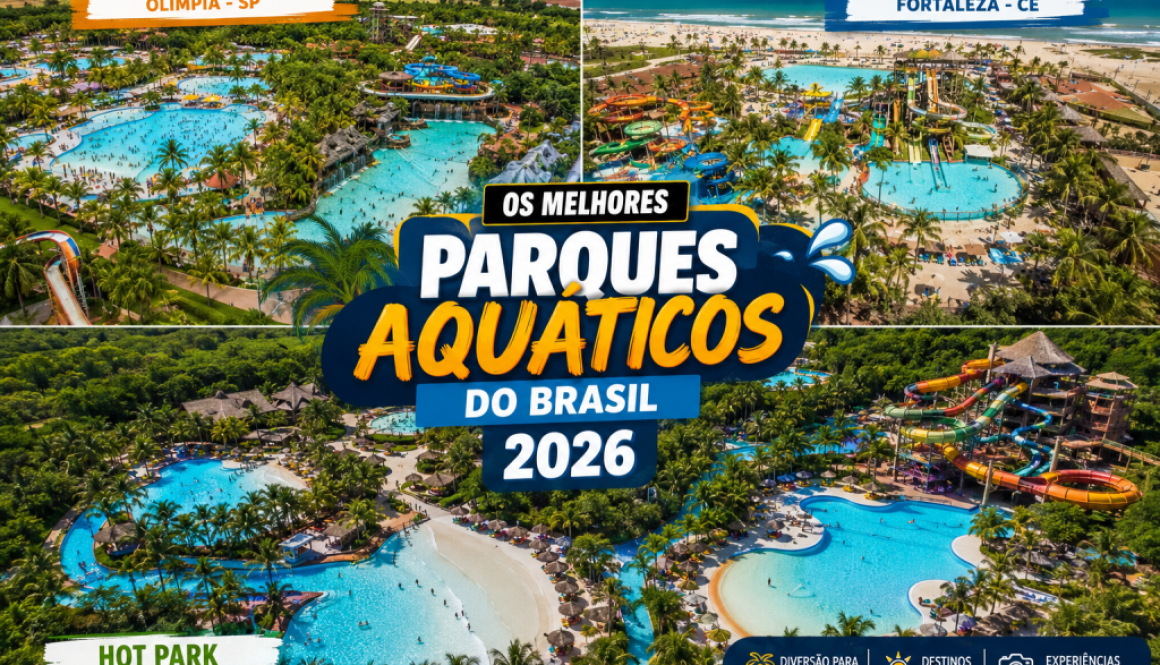 melhores parques aquáticos do Brasil